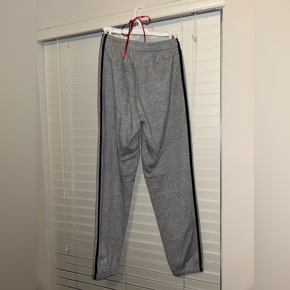 Adidas grey sweatpants, size small, fleece